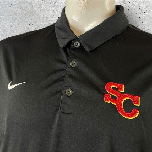 Nike Evergreen Polo Shirt 2XL USC Trojans 943441 Football Short Sleeve F94 - Picture 1 of 10